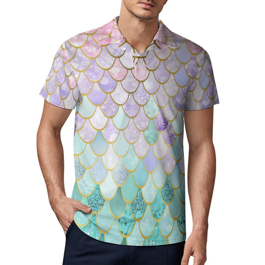 Custom All-Over Print Cotton Polo Shirt | Personalized DTG Printing