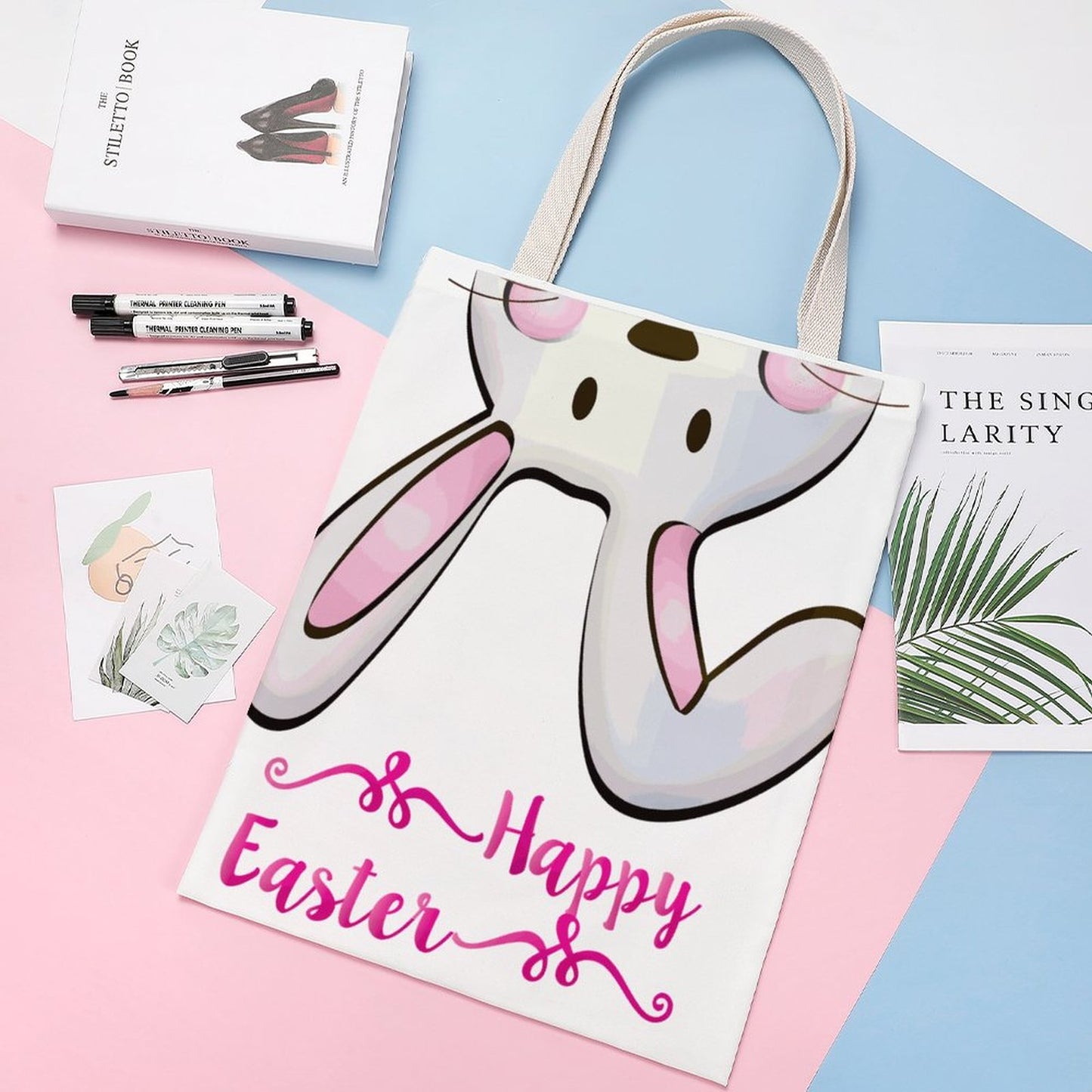 Custom Canvas Tote Bag 35x45cm | Personalized Cotton Shoulder Bag