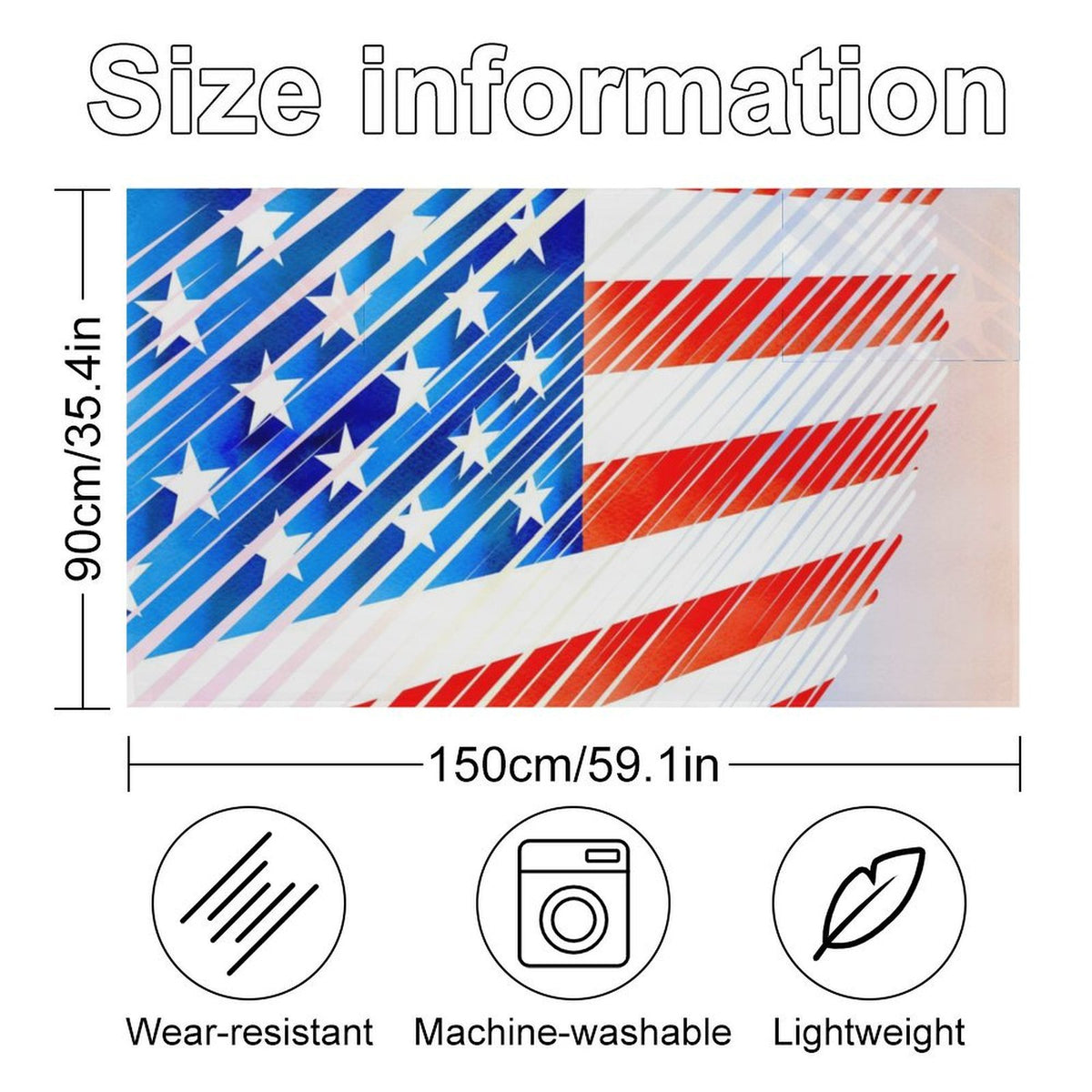 Custom Printed Wearable Flag Cape for Sports, Cosplay and Events