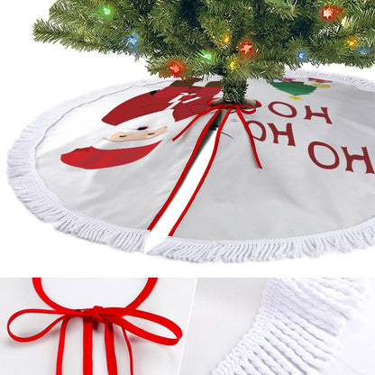 Design a Custom Tree Skirt with Tassels | Your Photo as the Foundation