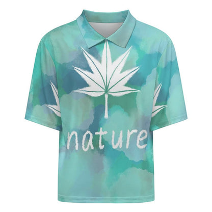 Custom Women's Collared T-Shirt | Piqué Mid-Sleeve Top