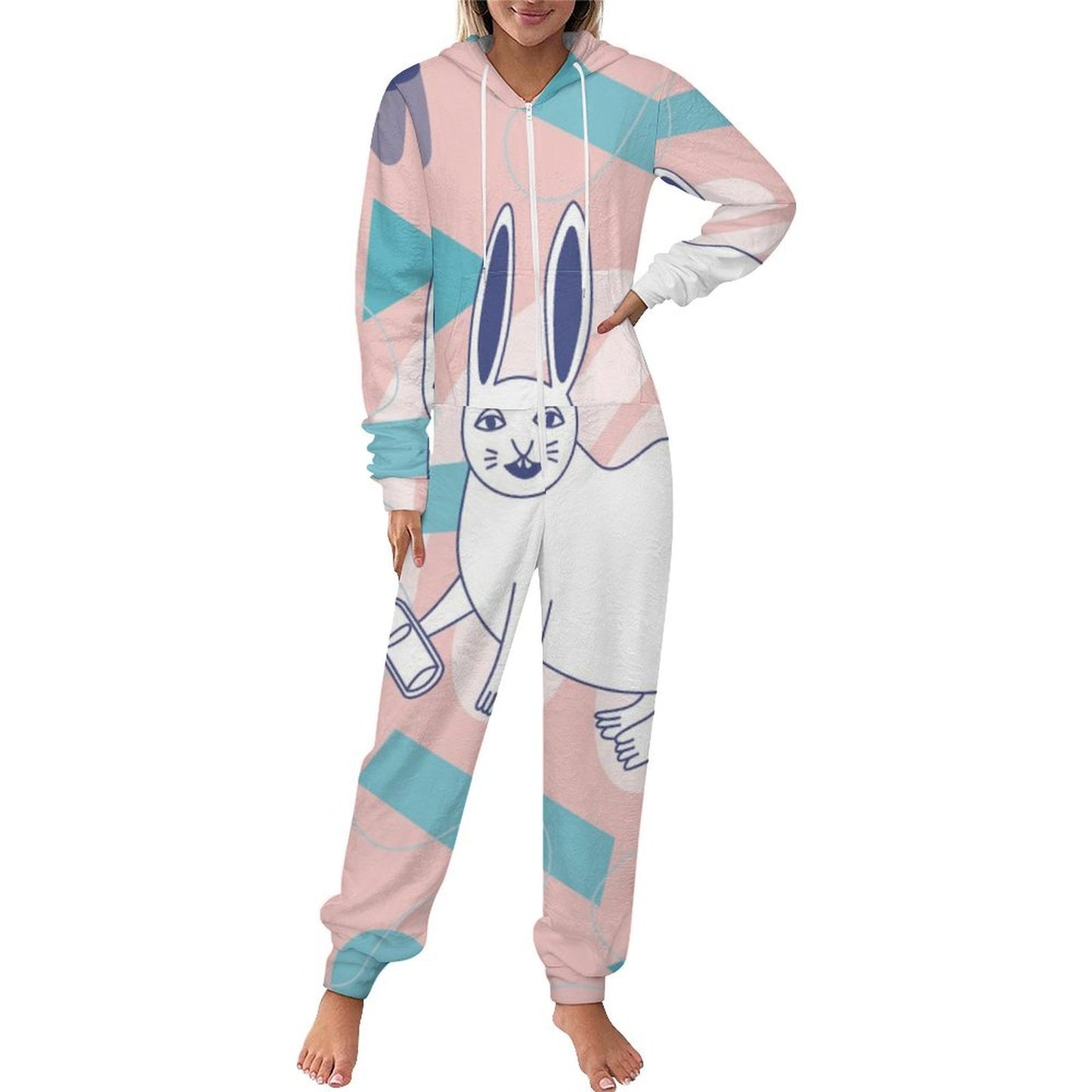 Custom Photo Adult Onesie | Personalized Flannel Plush Pajama Jumpsuit