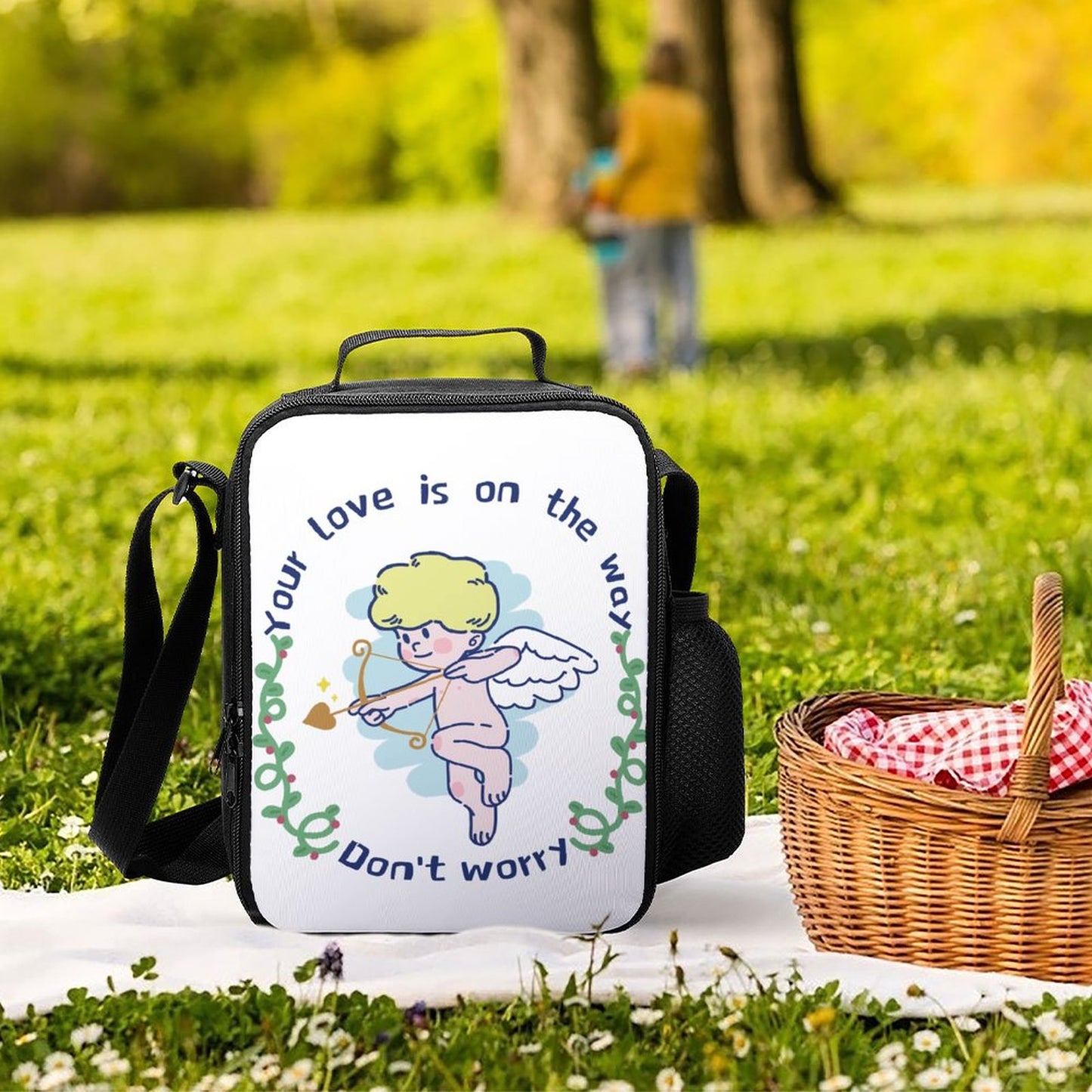 Insulated Lunch Bag Custom Print | Portable Thermal Meal Tote 600D