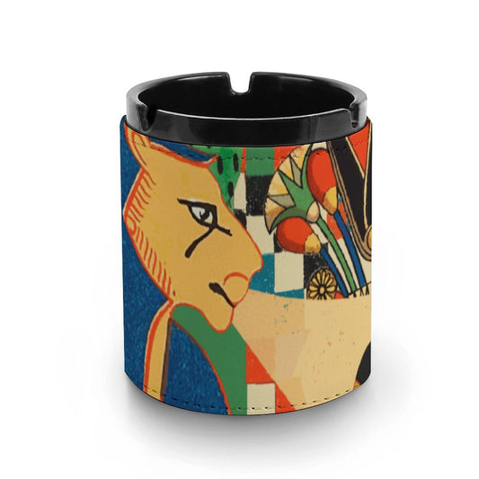 Custom Leather Ashtray | Personalized Desk & Office Gift