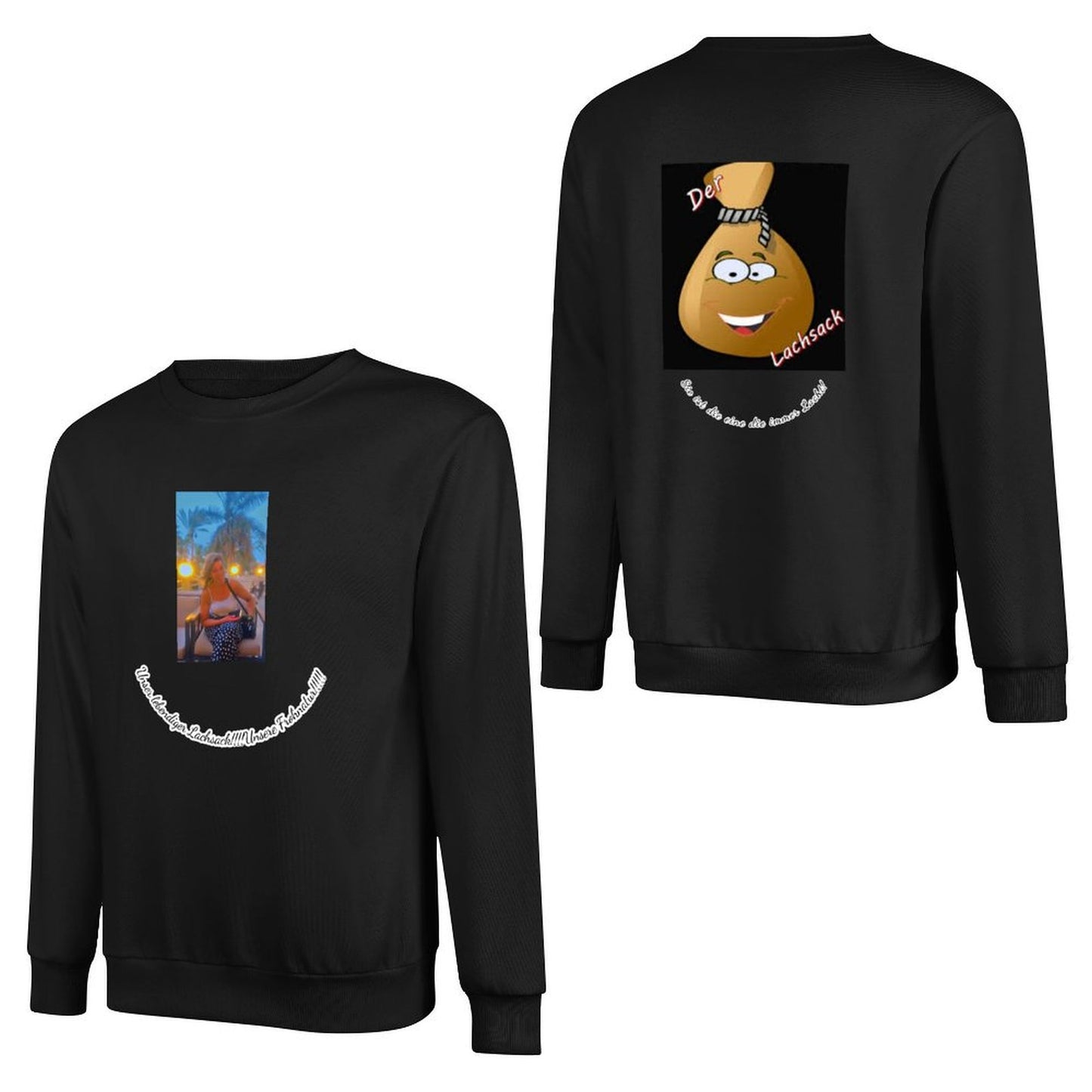 Custom Front & Back Print Hoodie | 100% Cotton Unisex Sweatshirt