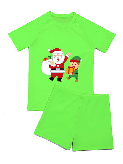 Custom Swimsuit Set for Kids | Personalized Rash Guard for Boys & Girls