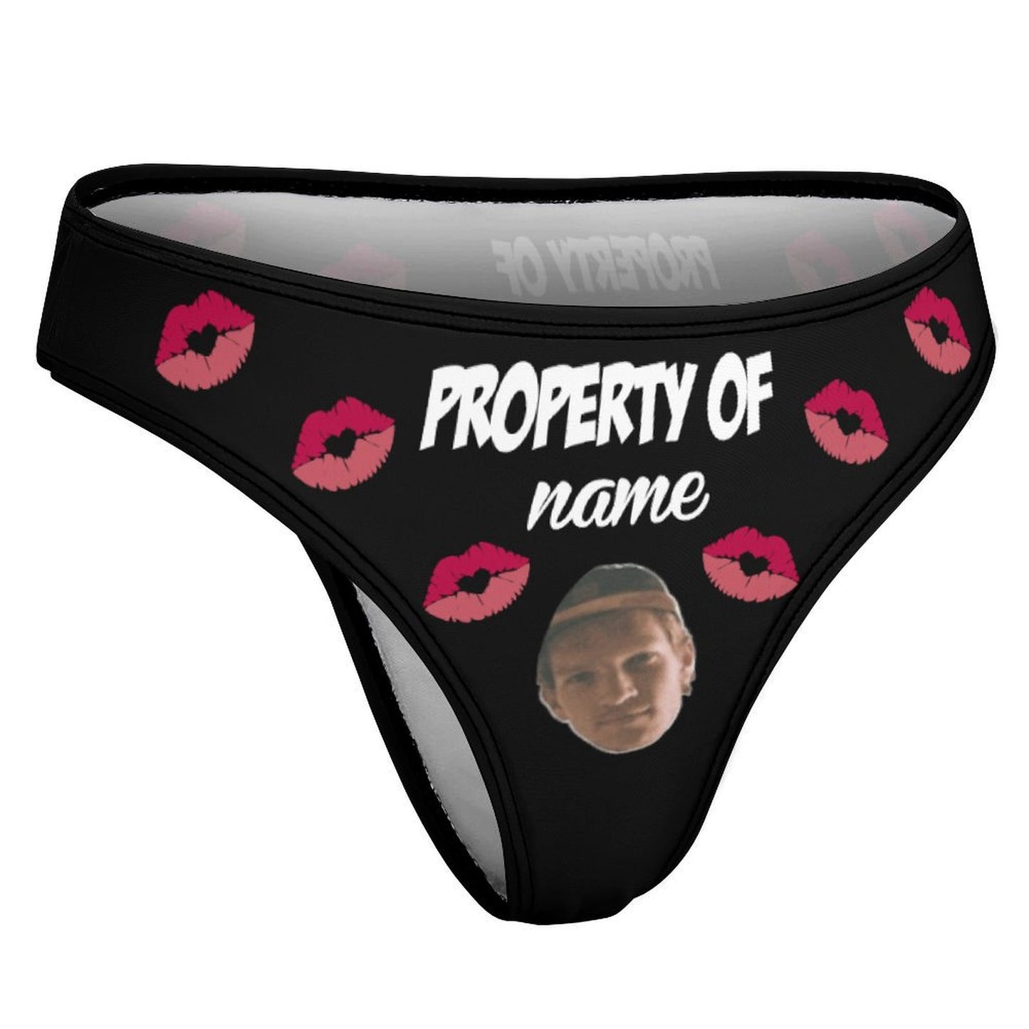 Custom Milk Silk Thong | Personalized Photo Underwear Gift