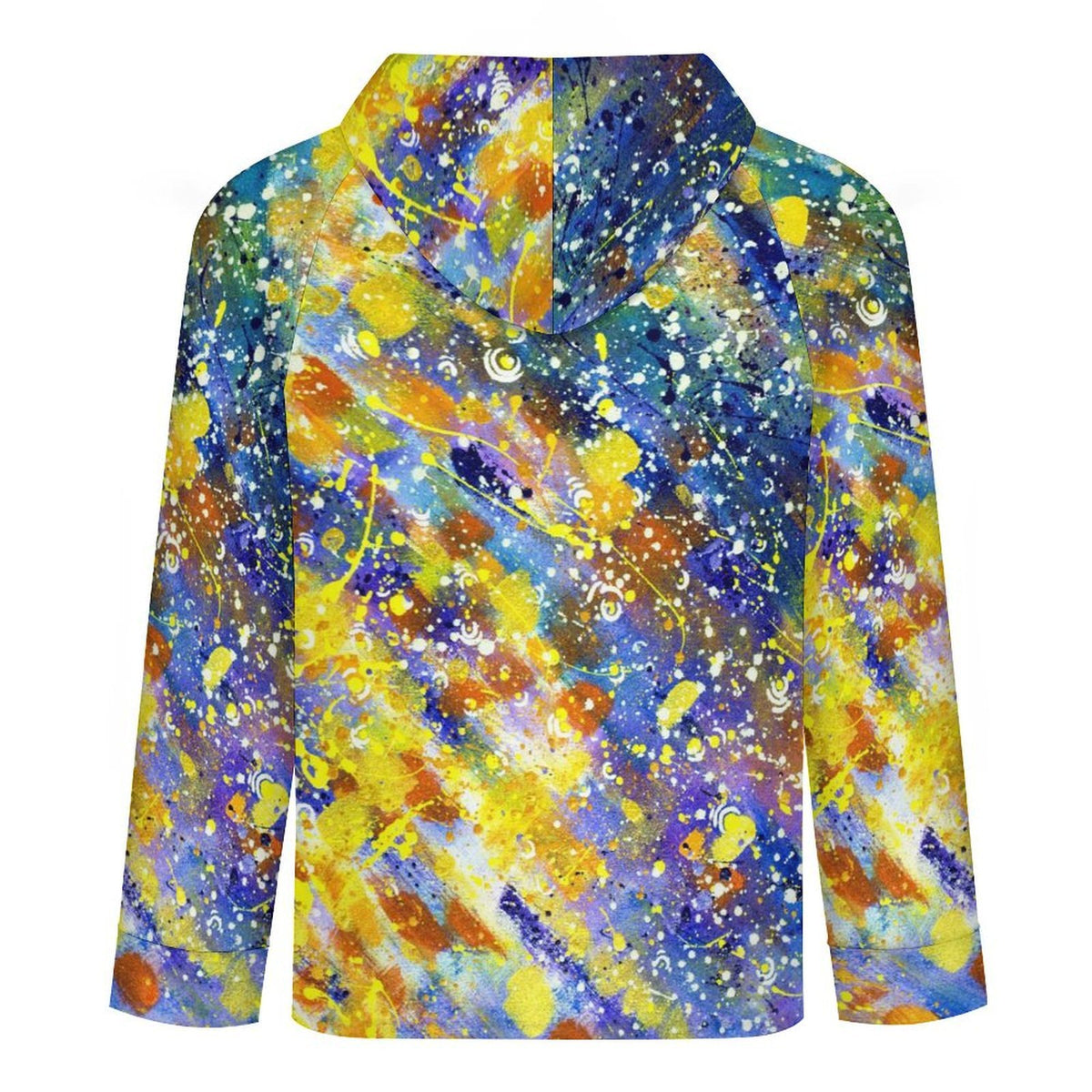 Men's Raglan Sleeve Pullover Hoodie with Custom Print