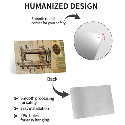 Custom Horizontal Aluminum Sign: Durable UV-Printed Art for Indoor &amp; Outdoor Decor (20x30cm)