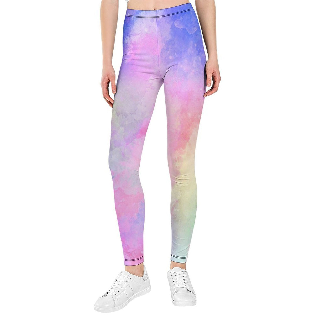 Custom Girls Yoga Leggings with Personalized Print