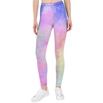 Custom Girls Yoga Leggings with Personalized Print