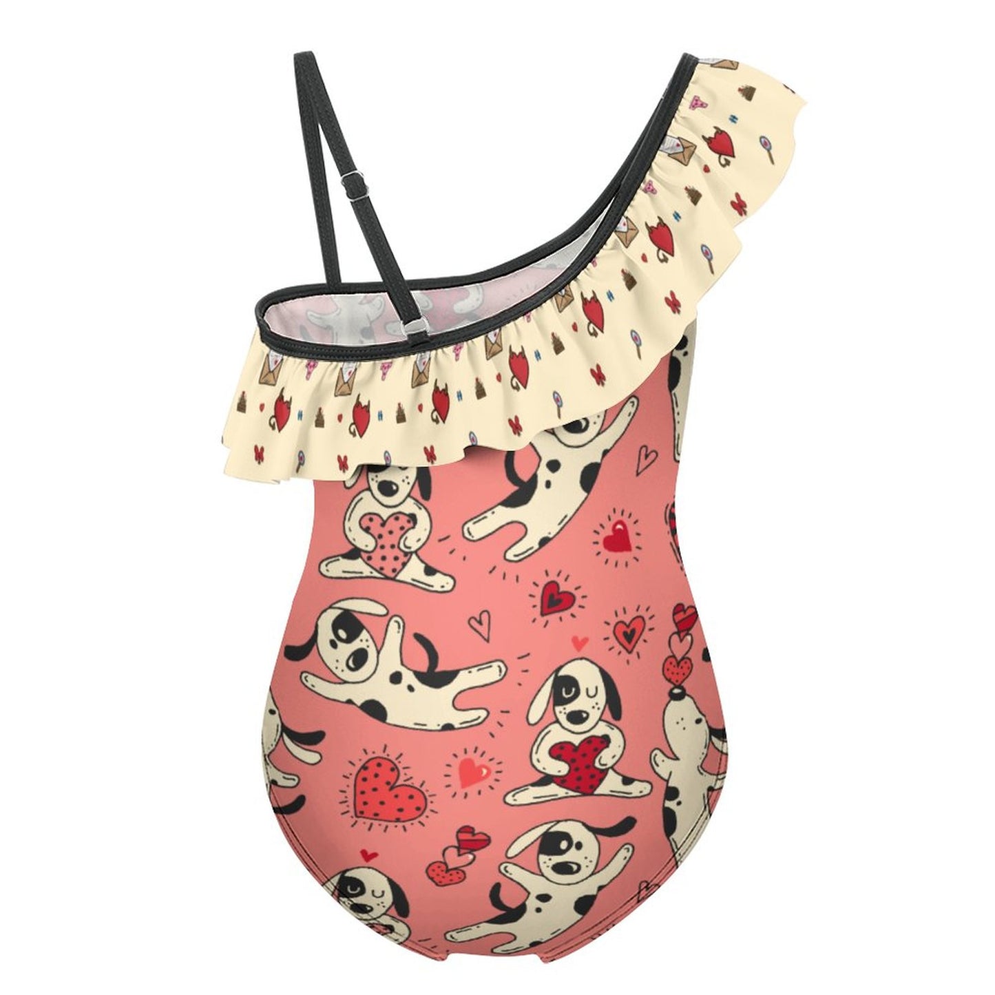 Custom Girls Swimsuit | Personalized Ruffle One-Piece