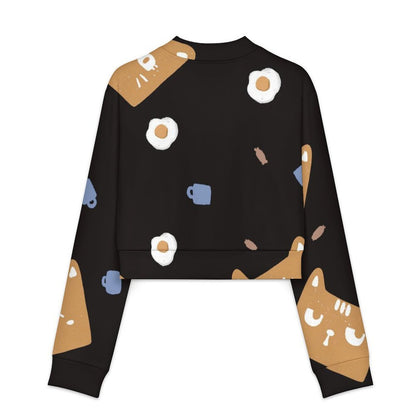 Custom Cropped Open-Front Jacket for Women - Personalized Lightweight Spring Outerwear