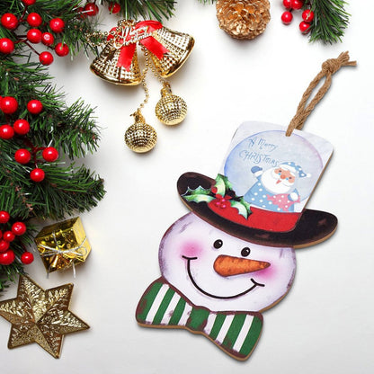 Welcome Guests with a Custom Wooden Snowman Sign | Personalized Decor