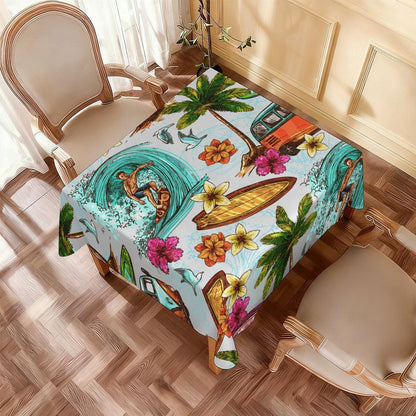 Custom Square Tablecloth | Waterproof Oxford Table Cover