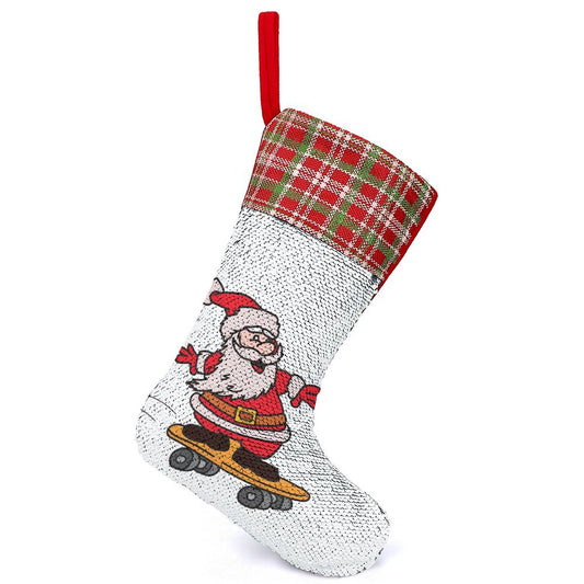 Design a Custom Sequin Christmas Stocking | Reveal Your Photo