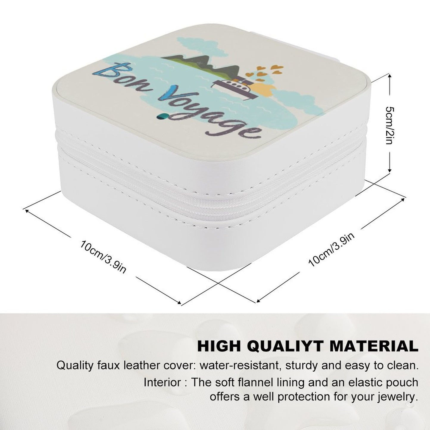 Custom Travel Jewelry Box | Keeps Necklaces Tangle-Free