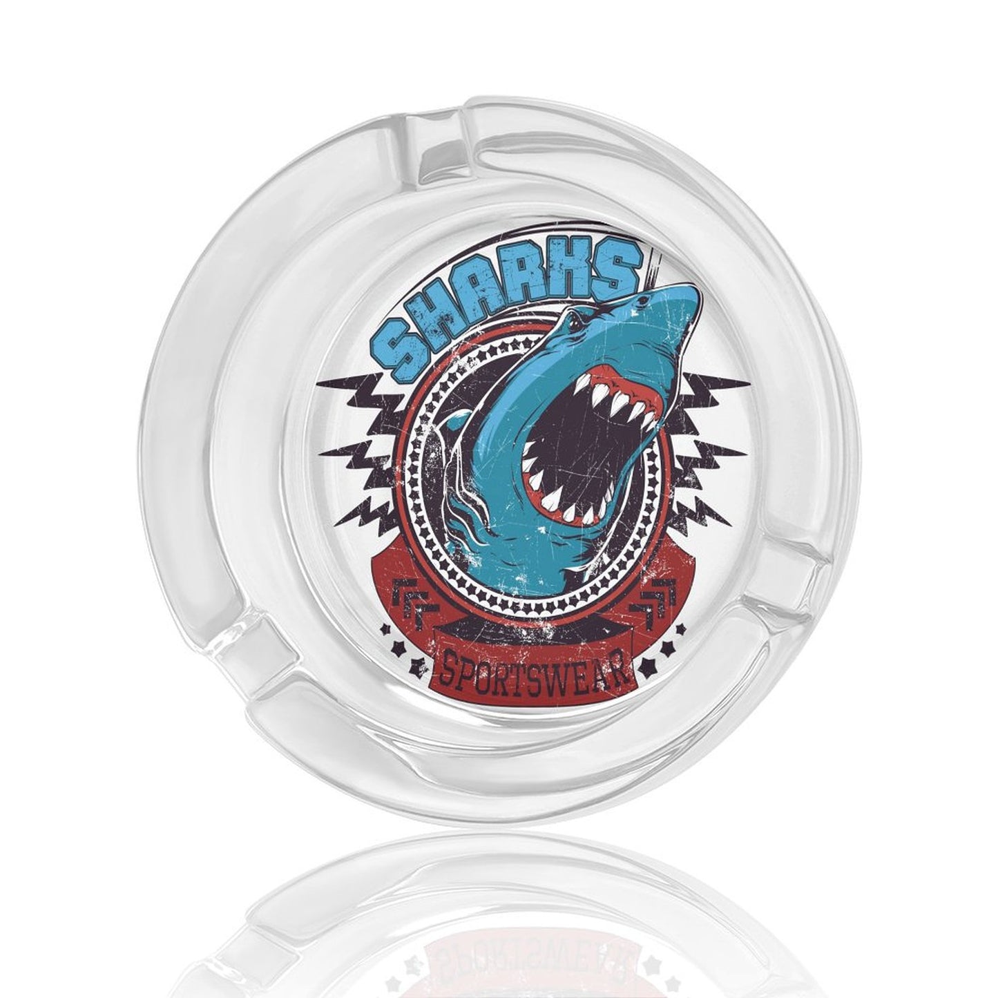 Custom Glass Ashtray | Personalized with Your Photo or Logo