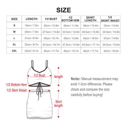 Custom Skirt Set | Personalized Two-Piece Cami Top & Drawstring Skort Outfit