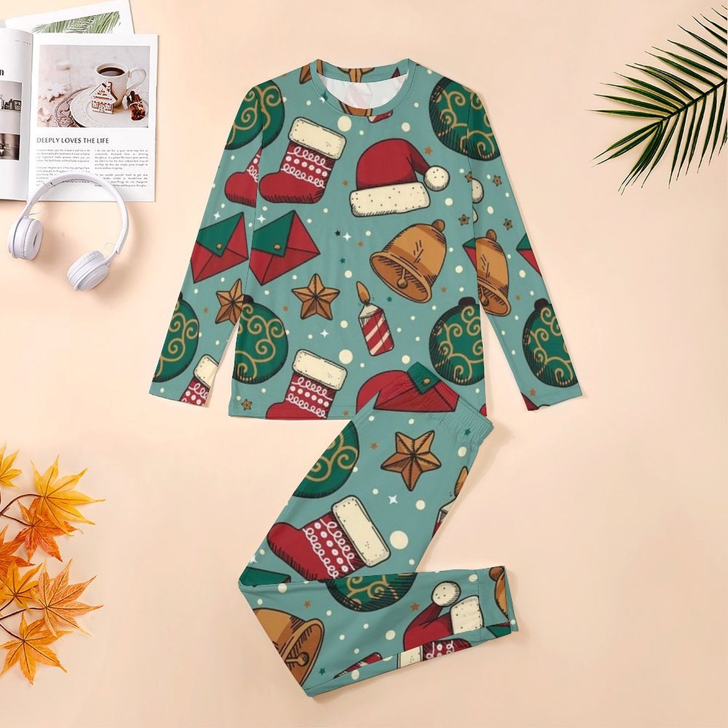 Custom Men's Pajama Set | Personalized Stretch-Fit Loungewear