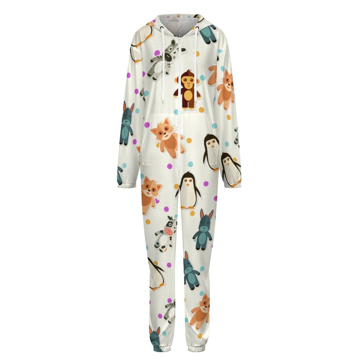 Custom Hooded Onesie for Adults | All-Over Print Jumpsuit