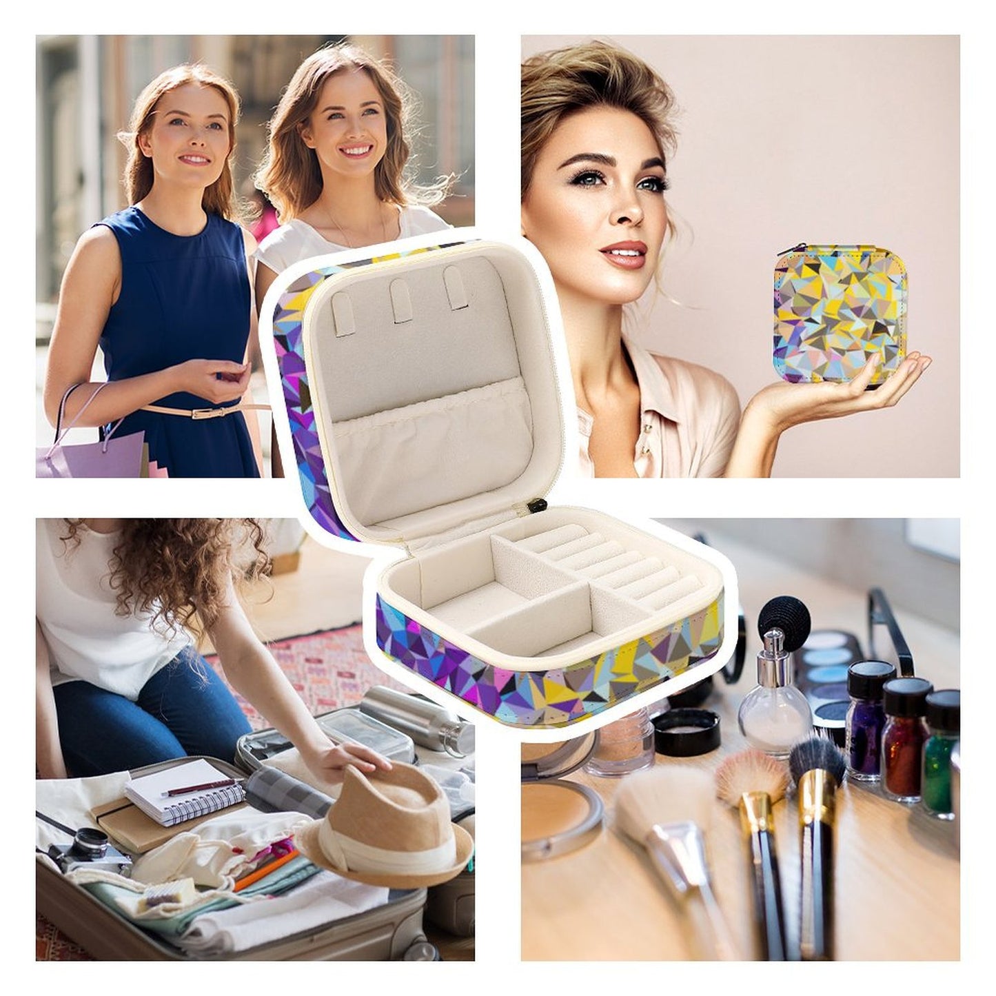 Custom Travel Jewelry Case | Personalized Organizer for Her