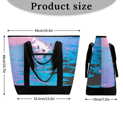 Personalized Heavy-Duty Insulated Grocery Bag and Cooler Tote