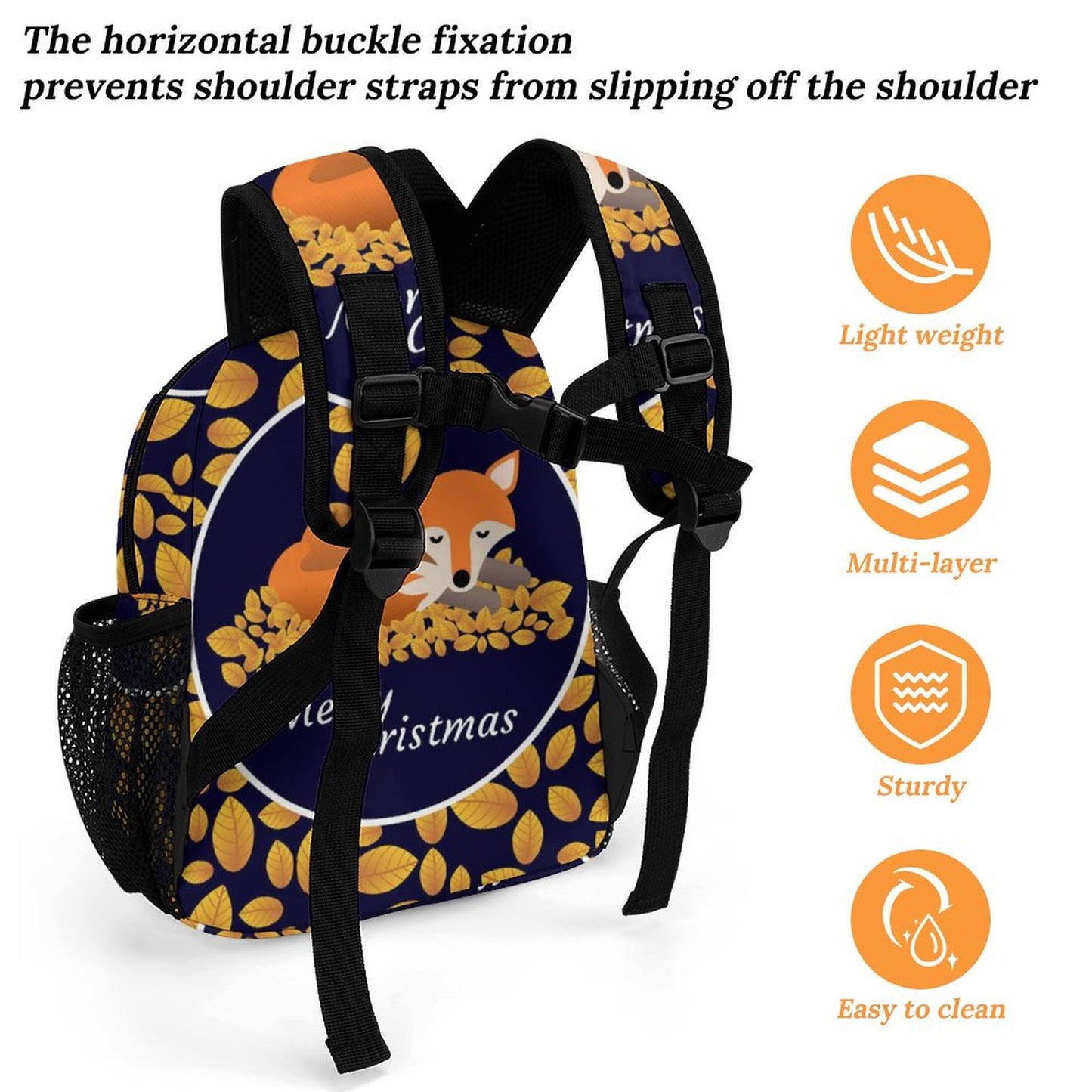 Personalized 13-inch Kids Backpack | Custom Full-Print School Bag