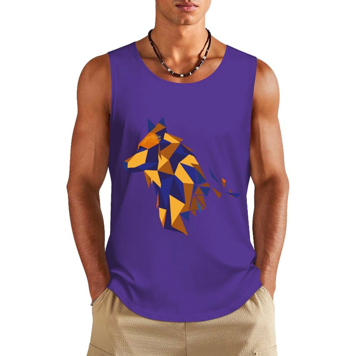 Custom Cotton Vest | Personalized Heat Press Tank Top (Multi-Color)