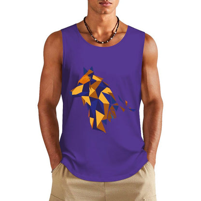Custom Cotton Vest | Personalized Heat Press Tank Top (Multi-Color)