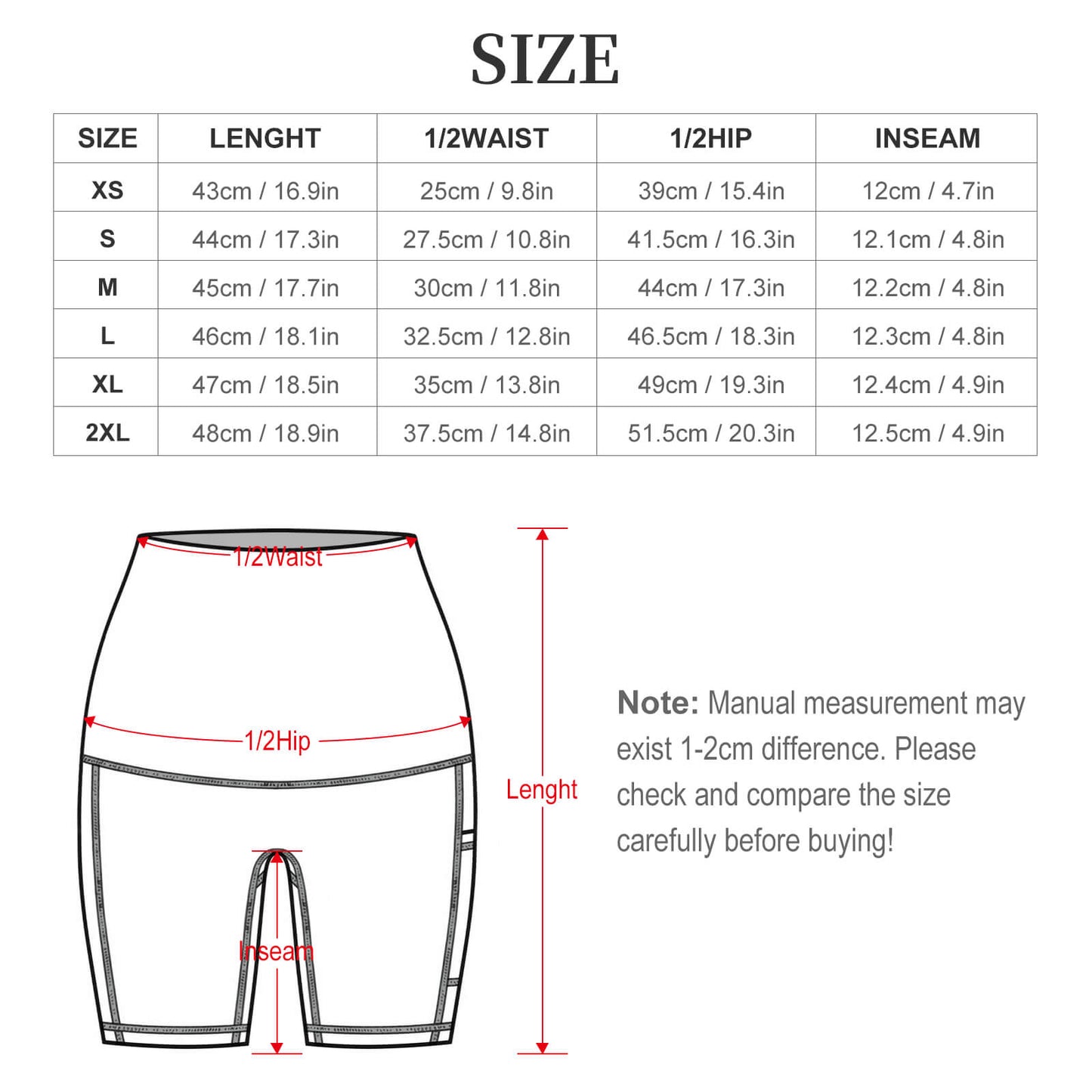 Custom Over-the-Belly Maternity Yoga Biker Shorts with Pockets