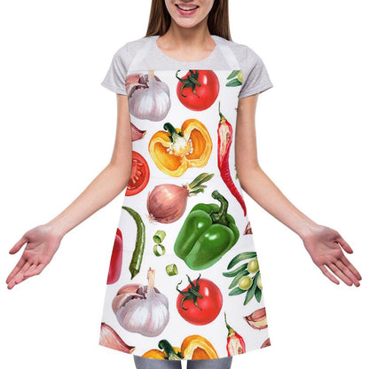 Custom Chef Apron with Pockets | Personalized Waterproof Bib