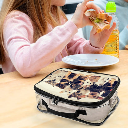 Custom Clear PVC Backpack Set — Personalized 3-Piece Transparent Bag Bundle
