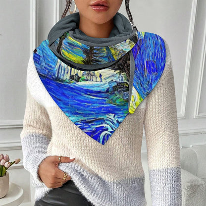 Custom Scarf in Brushed Milk Silk | Personalized Photo & Art Shawl