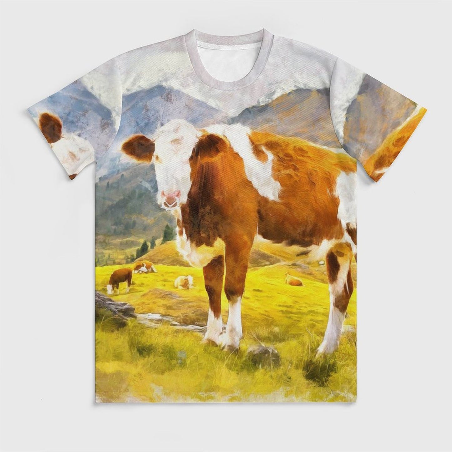 Custom All Over Print T-Shirt | Personalized Photo Tee | Ice Silk Fabric