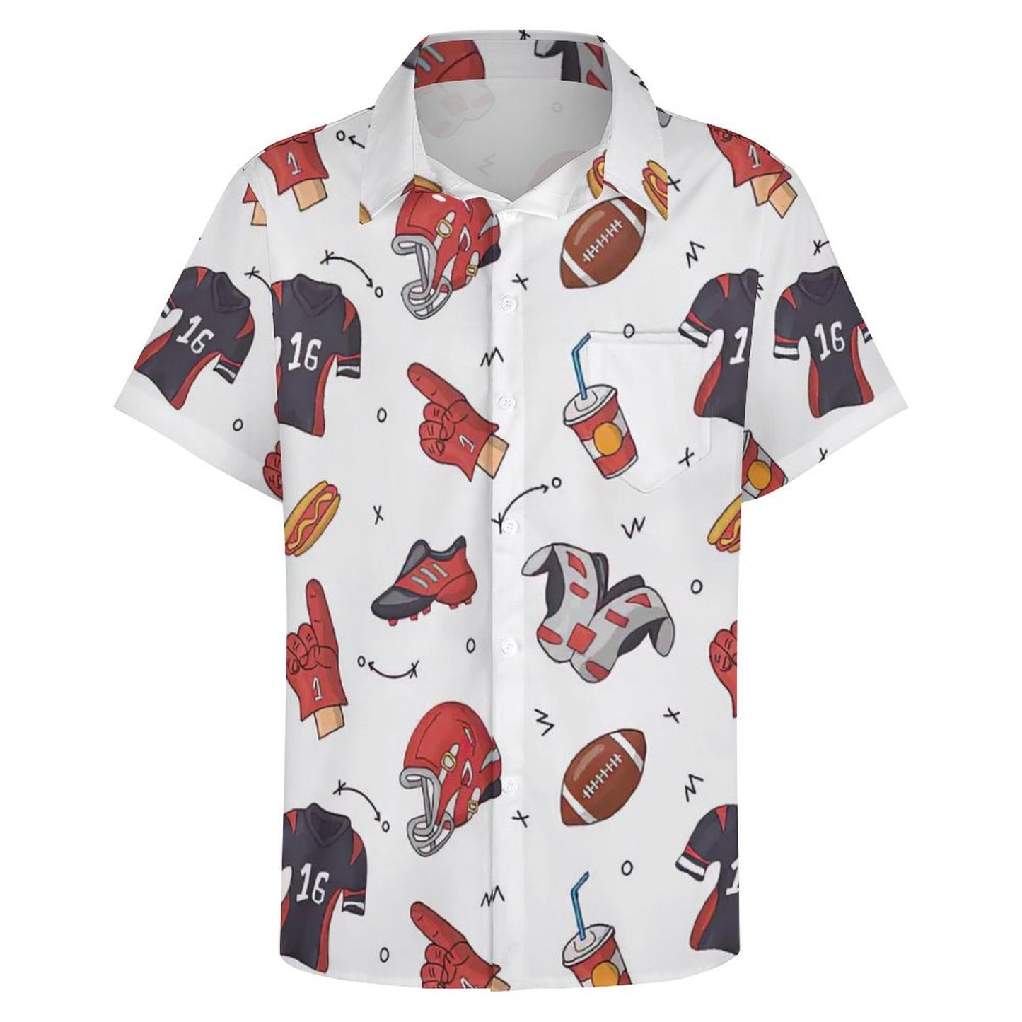 Custom Short Sleeve Button Down Shirt | 4-Way Stretch Fabric