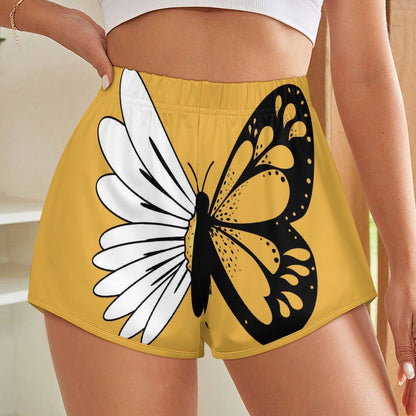 Custom Women's Sport Shorts | Personalized Milk Silk Gym Shorts