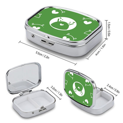 Custom Metal Pill Box | Personalized Pocket Pill Case for Travel