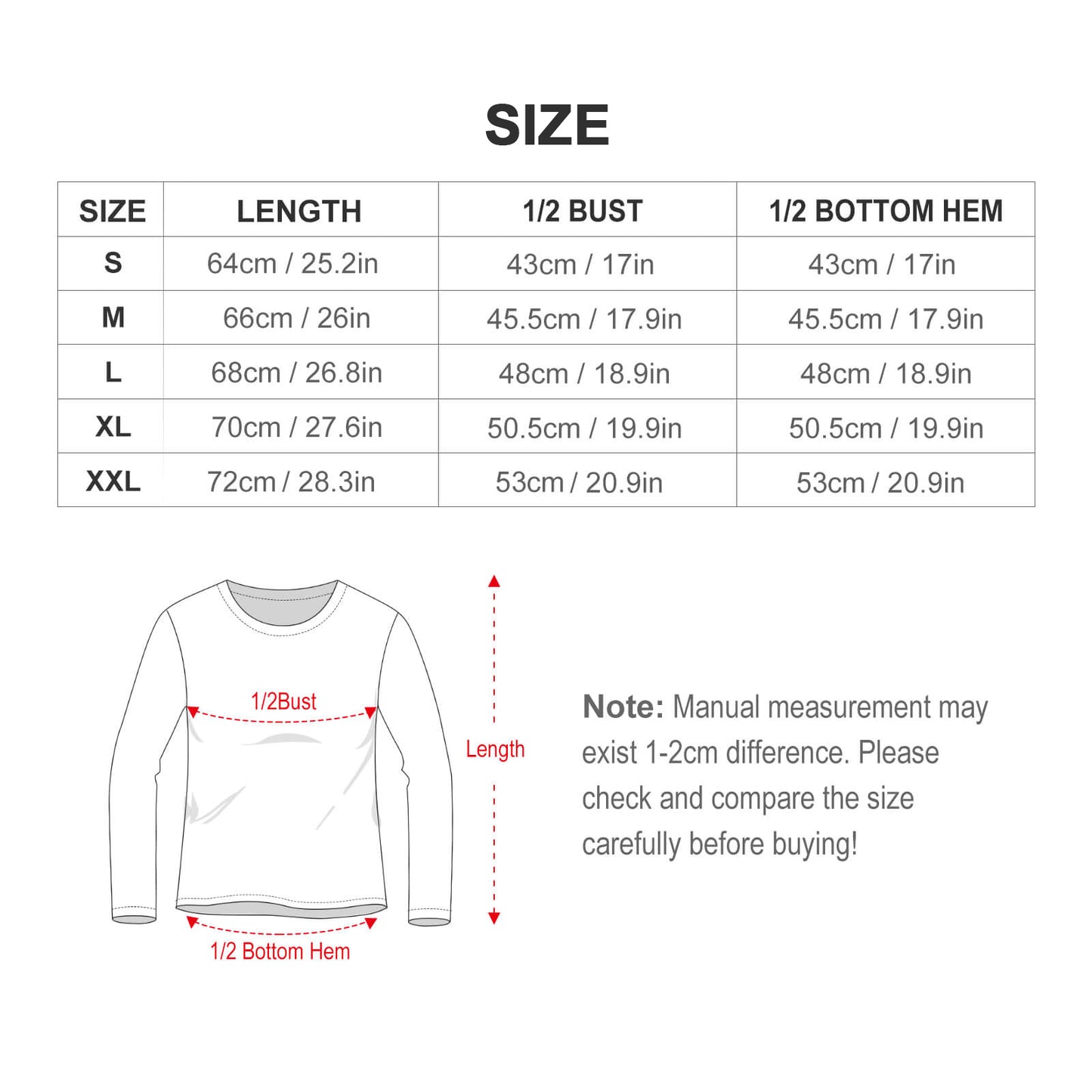 Women's Long Sleeve T-Shirt Newspaper Graffiti