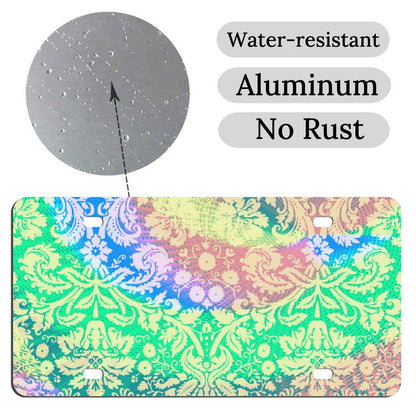 Custom Aluminum Vanity Plate | Personalized Car Tag (Front)