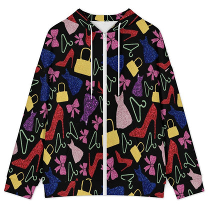 Custom Full-Zip Hoodie for Women with Personalized Print