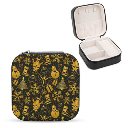 Personalized Jewelry Travel Case | Custom PU Leather Box for Her