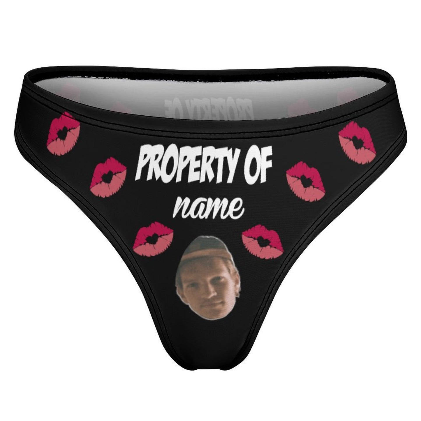 Custom Milk Silk Thong | Personalized Photo Underwear Gift