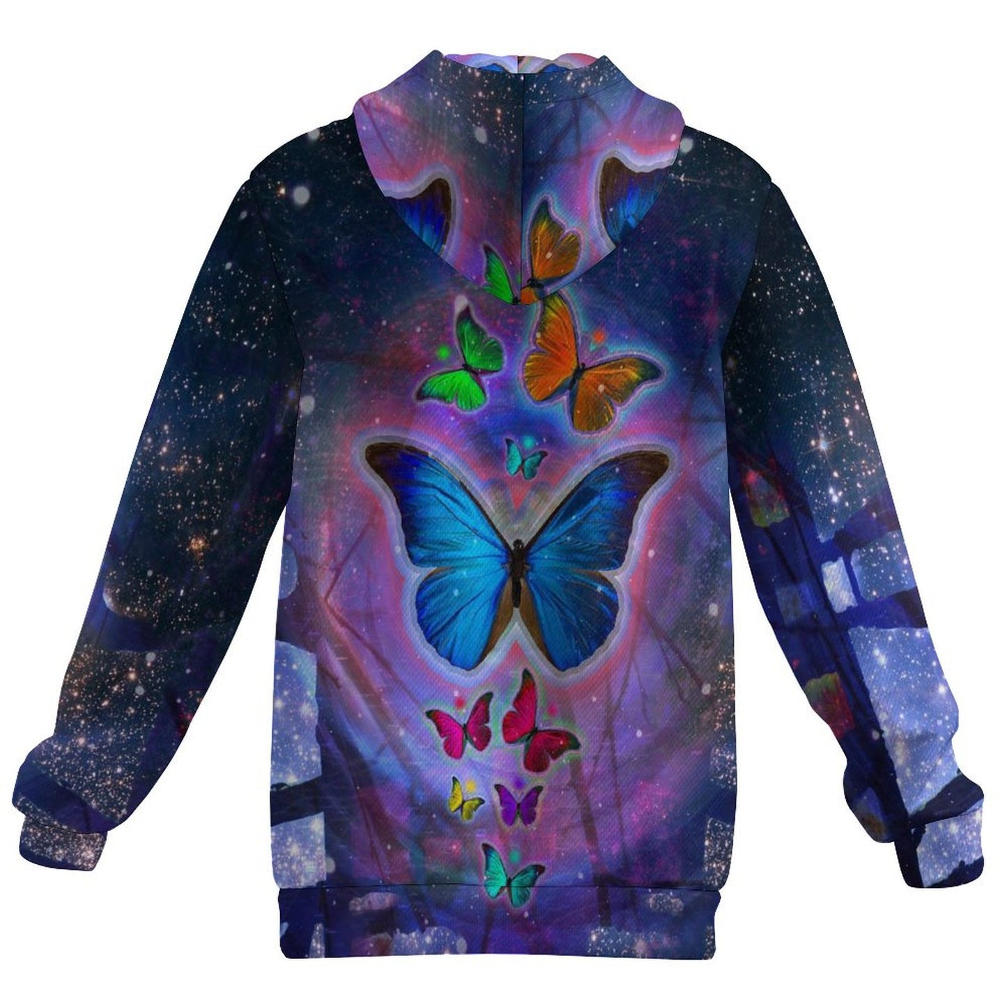 Custom All-Over Print Zip-Up Hoodie | Performance Micro-Mesh Fabric