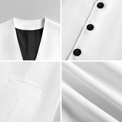 Custom Men's Suit Vest | Personalized Photo Print Waistcoat