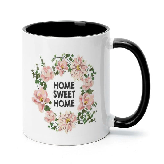 Custom Inner Color Mug | Personalized Photo Ceramic Coffee Mug 11oz | Heat Transfer Print