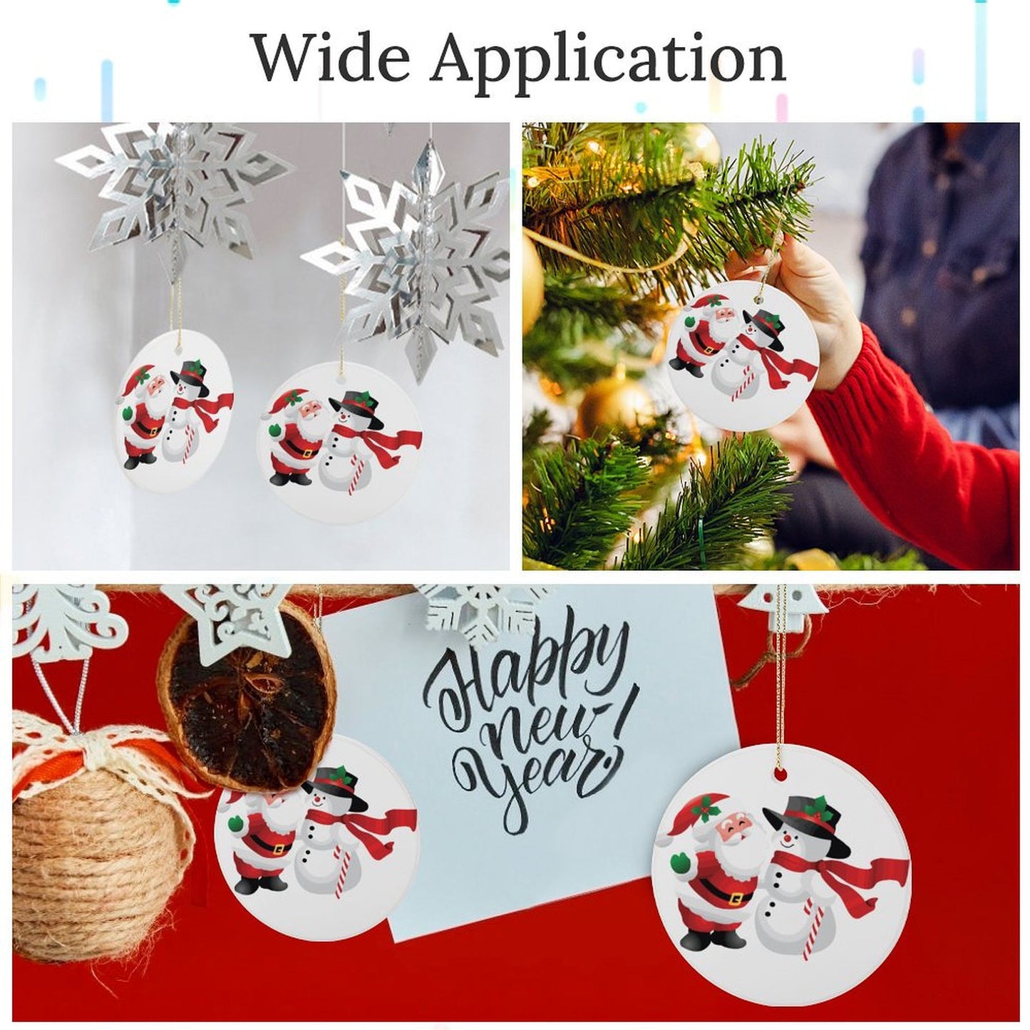 Create a Custom Ceramic Christmas Ornament | Add Your Photo & Text