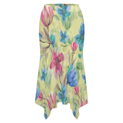 Bell-shaped Hemmed Skirt 1 (177)