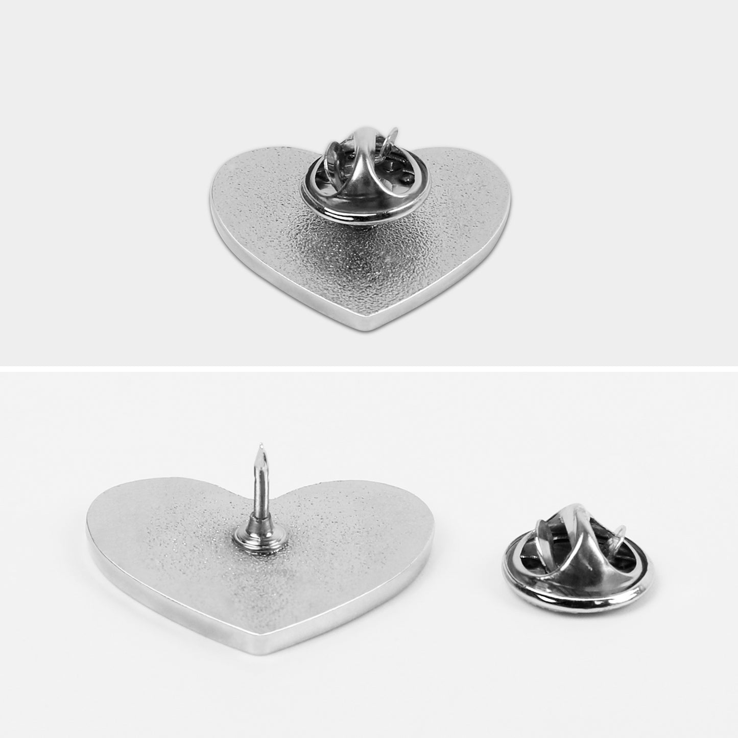 Custom Heart Shaped Photo Pin