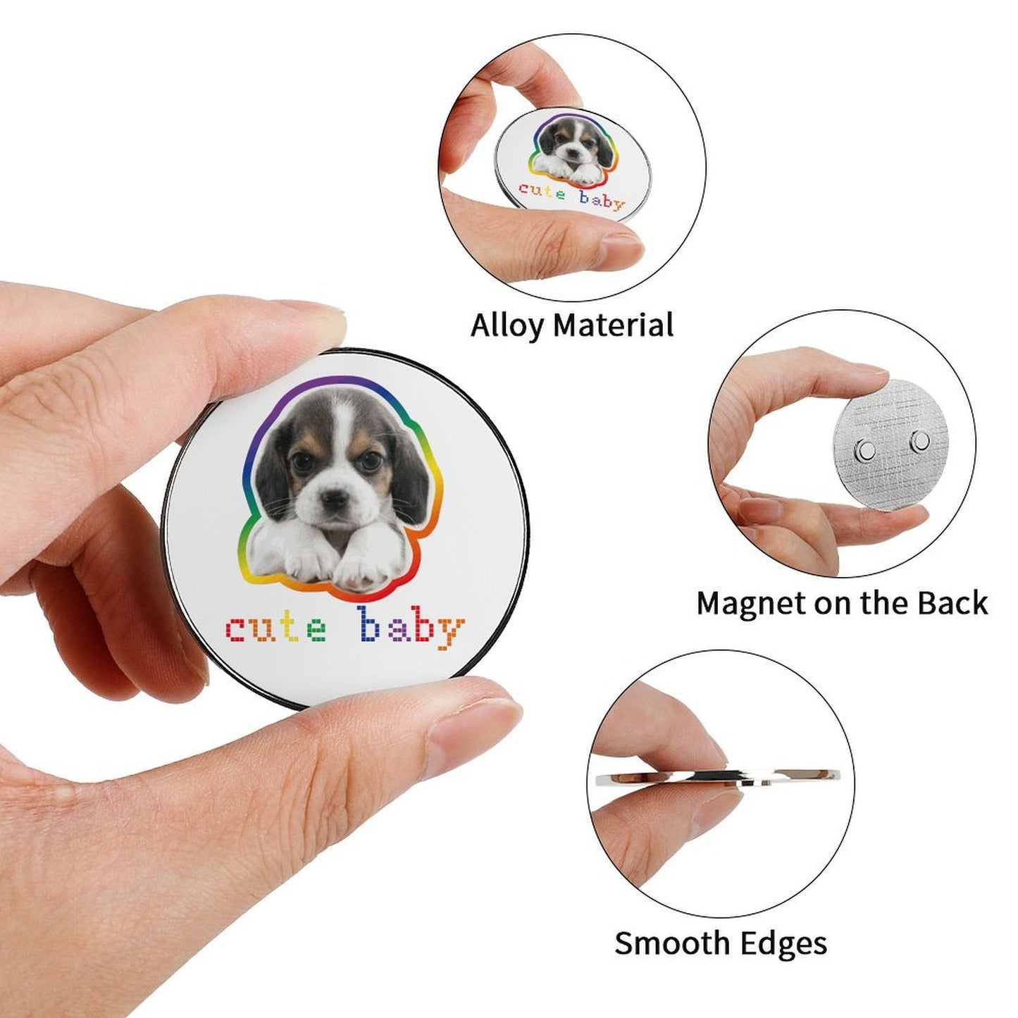 Custom Photo Magnets | Personalized Fridge Magnets from Your Pictures